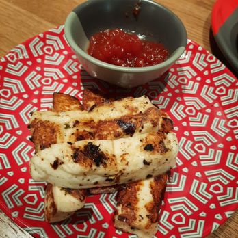 Elite Event: Nando's - Montrose - Fried cheese, loved it - Yelp Events Near Me - Houston, Texas