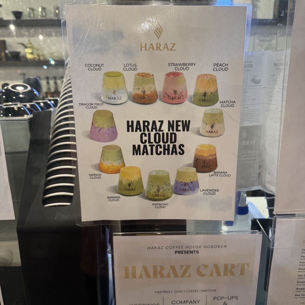 Haraz Coffee House - Yemeni tea cloud matchas haraz - Coffee & Tea Near Me - Hoboken, New Jersey Haraz Coffee House - Yemeni tea cloud matchas haraz - Coffee & Tea Near Me - Hoboken, New Jersey
