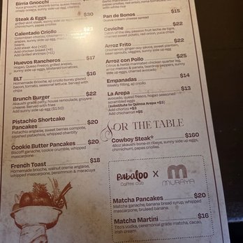 Muraya - Menu - Bars Near Me - Charlotte, North Carolina