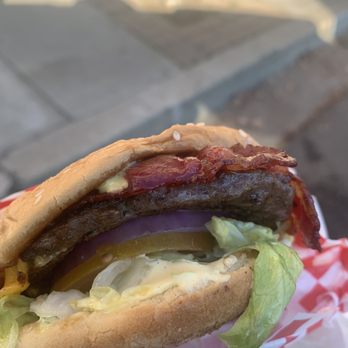 Burger Shack - bacon, lettuce, and cheese on a bun - Burgers Near Me - Lemoore, California