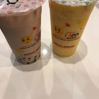 i-Tea - Rose boba milk tea and Fresh Mango Sago - Bubble Tea Near Me - San Leandro, California