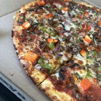 Craving Pizza - Italian Supreme Pizza - Large (14") the sauce was yummy. - Pizza Near Me - San Jose, California