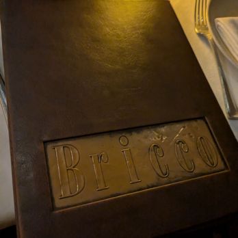 Bricco - Front of menu - Italian Near Me - Boston, Massachusetts