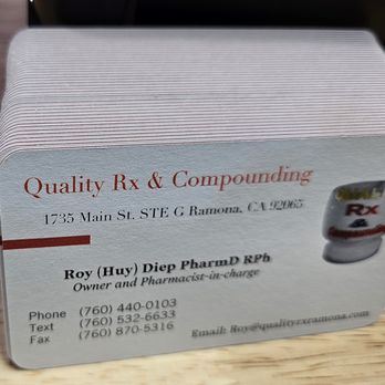 Quality Rx & Compounding - Pharmacy Near Me - Ramona, California Quality Rx & Compounding - Pharmacy Near Me - Ramona, California