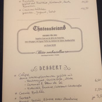 La Bouche - Vegetarian and dessert menu - French Near Me - Schwerin, MV