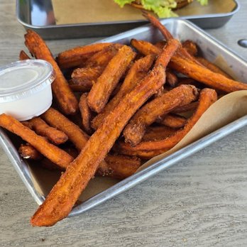 Backwoods Burgers - Sweet Potato fries - Burgers Near Me - Oakdale, California Backwoods Burgers - Sweet Potato fries - Burgers Near Me - Oakdale, California