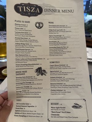 Menu photo 1 Tisza Bistro Healdsburg, CA Menu photo 1 Tisza Bistro Healdsburg, CA