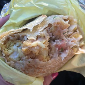 Cabo Tacos - Cabo Burrito a tiny bit spicy but all the flavors are on point!!! Huge burrito for the price I give it a 10! - Mexican Near Me - Glendora, California Cabo Tacos - Cabo Burrito a tiny bit spicy but all the flavors are on point!!! Huge burrito for the price I give it a 10! - Mexican Near Me - Glendora, California