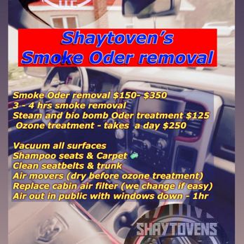 Shaytovens detail - Smoke Oder removal package - Auto Detailing Near Me Shaytovens detail - Smoke Oder removal package - Auto Detailing Near Me