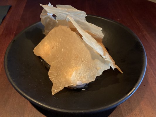 Photo of Pullman - Montreal, QC, CA. Peach and mascarpone