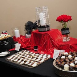 The Wright Touch Catering & Bake Shoppe - New York Cheesecake Tartlets, Black & White Deli cookies, and our very own Cake Truffles. Made for the gala for Bernadette Peters