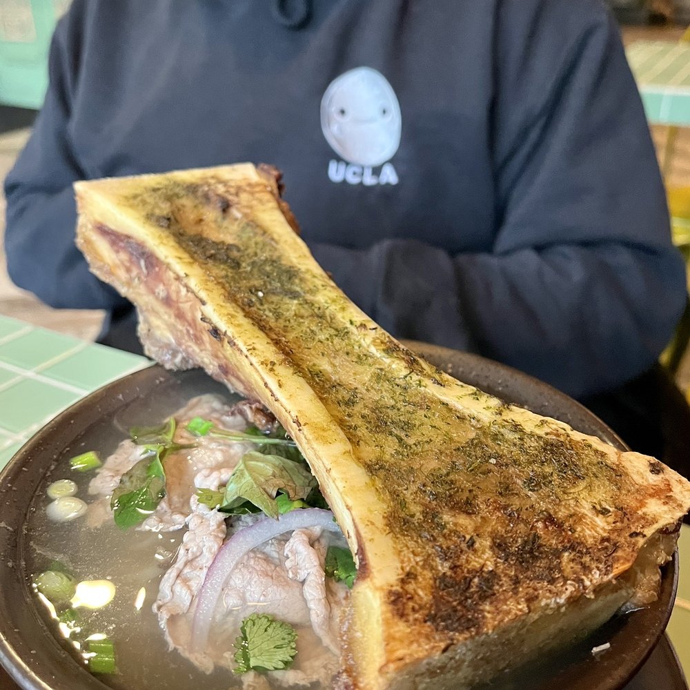 Ginger and Lemongrass - Beef Pho w/ Bone Marrow add on ($18) - Vietnamese Near Me - Whitestone, New York Ginger and Lemongrass - Beef Pho w/ Bone Marrow add on ($18) - Vietnamese Near Me - Whitestone, New York