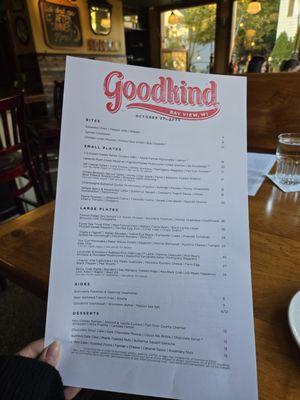 Menu photo 4 Goodkind Milwaukee, WI