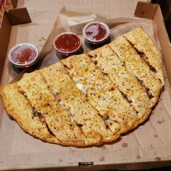 The Other Side Pizza & Restaurant - Five meat calzone