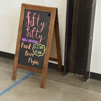 Fifty Fifty Brewing - Signage - Breweries Near Me - Reno, Nevada Fifty Fifty Brewing - Signage - Breweries Near Me - Reno, Nevada