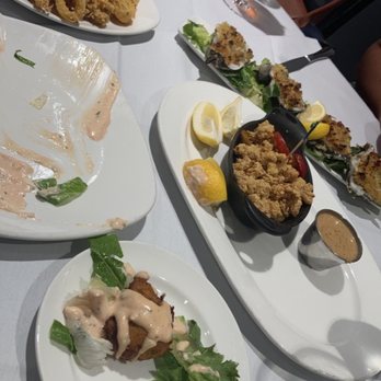 The Warehouse - Southern Fried Calamari Crawfish & Shrimp Beignets - Seafood Near Me - Alexandria, Virginia