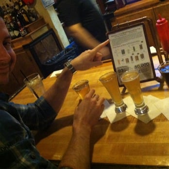 Outer Banks Brewing Station - Beer flight is $8! Pale ale and stout are sold out today. - Seafood Near Me - Kill Devil Hills, North Carolina Outer Banks Brewing Station - Beer flight is $8! Pale ale and stout are sold out today. - Seafood Near Me - Kill Devil Hills, North Carolina