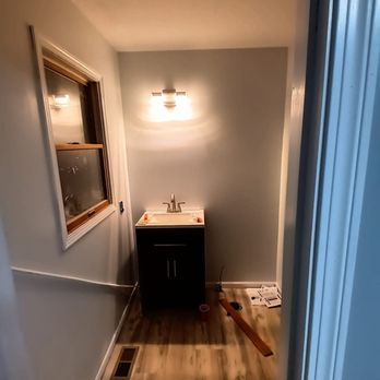 Rios Quality Construction - Bathroom Remodel/ New Sink Install - Roofing Near Me - Alliance, Ohio Rios Quality Construction - Bathroom Remodel/ New Sink Install - Roofing Near Me - Alliance, Ohio
