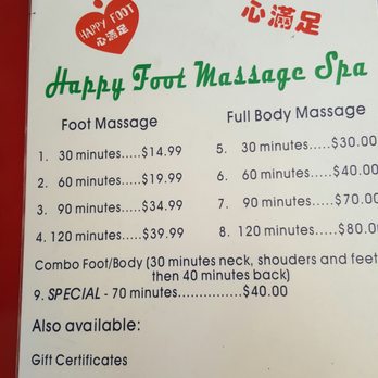 Happy Foot - new prices for happy foot ! - Massage Therapy Near Me - Newark, California Happy Foot - new prices for happy foot ! - Massage Therapy Near Me - Newark, California