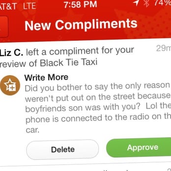 Black Tie Taxi - She wanted to put me out on the street..who says this to customers - Taxis Near Me - Napa, California Black Tie Taxi - She wanted to put me out on the street..who says this to customers - Taxis Near Me - Napa, California