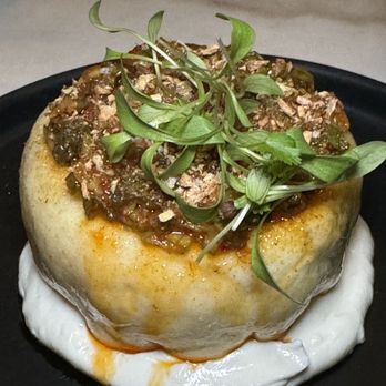 Zitz Sum - BAO | niman ranch short rib & habanada sofrito, labneh & amanda's chili crunch - Asian Fusion Near Me - Coral Gables, Florida