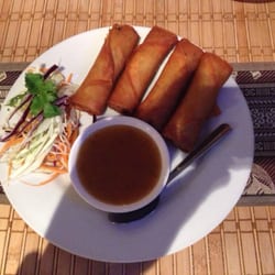 Baan Thai Restaurant - Spring rolls.