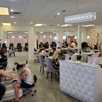 Buff N File Spa - Beautiful salon with a whopping total of at least 20 spa pedicure chairs and at least 9 manicure stations. - Eyelash Service Near Me - Tempe, Arizona Buff N File Spa - Beautiful salon with a whopping total of at least 20 spa pedicure chairs and at least 9 manicure stations. - Eyelash Service Near Me - Tempe, Arizona