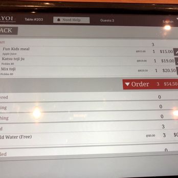 YAYOI - Tablet for ordering - Japanese Near Me - San Mateo, California YAYOI - Tablet for ordering - Japanese Near Me - San Mateo, California