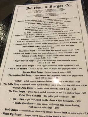 Menu photo 8 Bourbon & Burger Batavia, NY