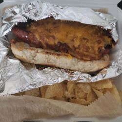 Solomon's Porch Cafe & Catering - James of Zebadee Hotdog with Chips