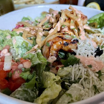 Anthem - Border Salad with shrimp - American Near Me - Austin, Texas Anthem - Border Salad with shrimp - American Near Me - Austin, Texas