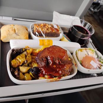 VIA Rail Canada - Dinner in Business Class Montreal to Ottawa. Beef brisket with Brussels sprouts and Mac and Cheese. - Transportation Near Me - Ottawa, Ontario VIA Rail Canada - Dinner in Business Class Montreal to Ottawa. Beef brisket with Brussels sprouts and Mac and Cheese. - Transportation Near Me - Ottawa, Ontario