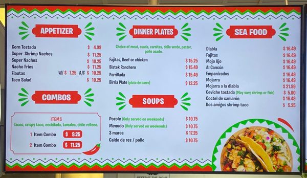 Menu photo 6 Dos Amigos Taqueria Redding, CA Menu photo 6 Dos Amigos Taqueria Redding, CA