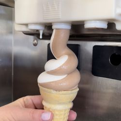 The Ice Cream Shop - Chocolate & Vanilla swirl soft serve