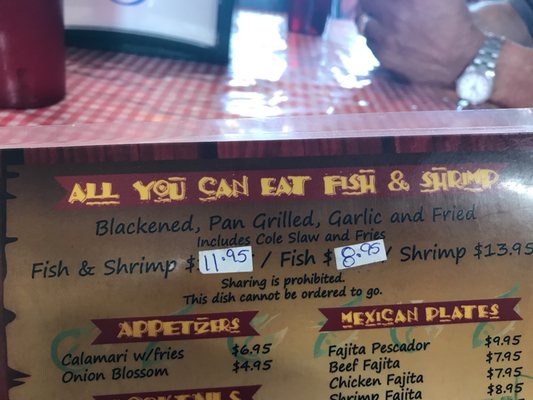 Menu photo 4 El Buen Pescador Port Isabel, TX Menu photo 4 El Buen Pescador Port Isabel, TX