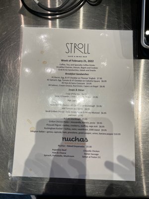 Menu photo 1 Stroll Portsmouth, NH