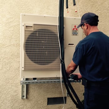 SLOCO Heating & Cooling - Residential installation of a ductless multi-zone Mitsubishi Mini-Split system. This customer had no proper ground space for ... - Heating & Air Conditioning/HVAC Near Me - Morro Bay, California SLOCO Heating & Cooling - Residential installation of a ductless multi-zone Mitsubishi Mini-Split system. This customer had no proper ground space for ... - Heating & Air Conditioning/HVAC Near Me - Morro Bay, California