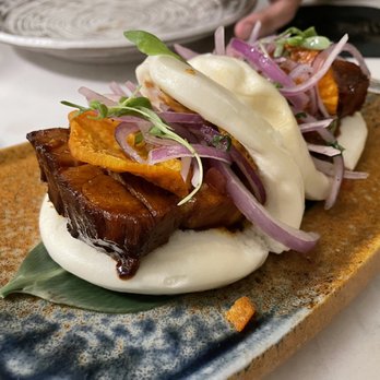 INTIMO - Pork belly buns - Peruvian Near Me - Miami Beach, Florida INTIMO - Pork belly buns - Peruvian Near Me - Miami Beach, Florida