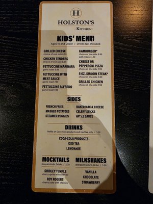 Menu photo 3 Holston's Kitchen Sevierville, TN
