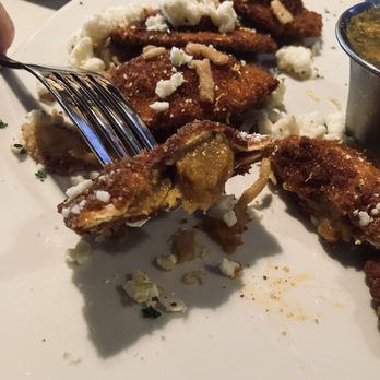 Bonefish Grill - Showing pumpkin flavored goo oozing out of center. - Seafood Near Me - Bonita Springs, Florida Bonefish Grill - Showing pumpkin flavored goo oozing out of center. - Seafood Near Me - Bonita Springs, Florida