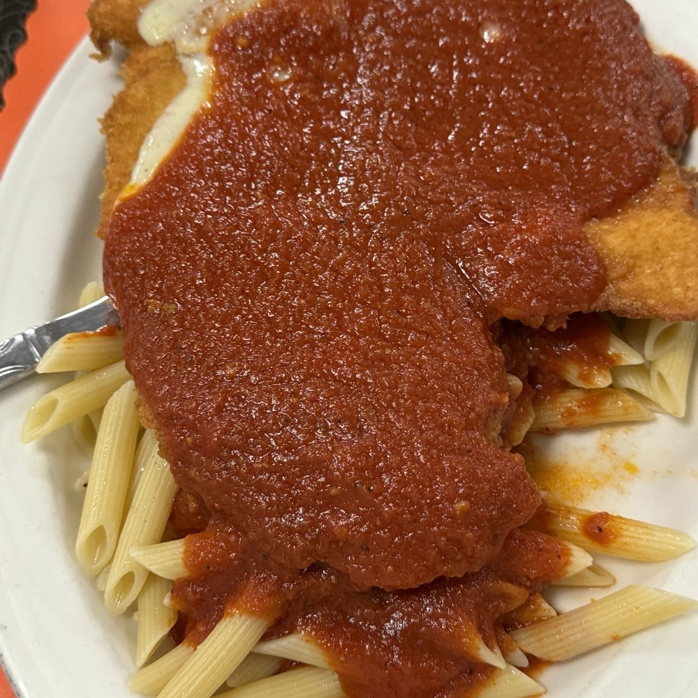 Mikes kitchen - Chicken parmigiana (very healthy servings) - Italian Near Me - Cranston, Rhode Island Mikes kitchen - Chicken parmigiana (very healthy servings) - Italian Near Me - Cranston, Rhode Island