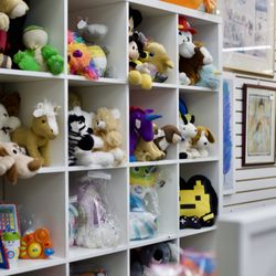 New 2 You - Toy department at New 2 You in Grand Rapids, a secondhand store for everything from furniture to clothes to housewares.