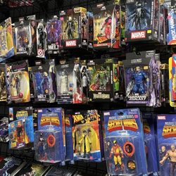 Stargazer Comics - Display of figurines
