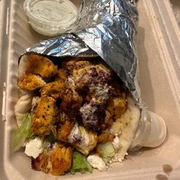 Chicken pita wrap Chicken pita wrap