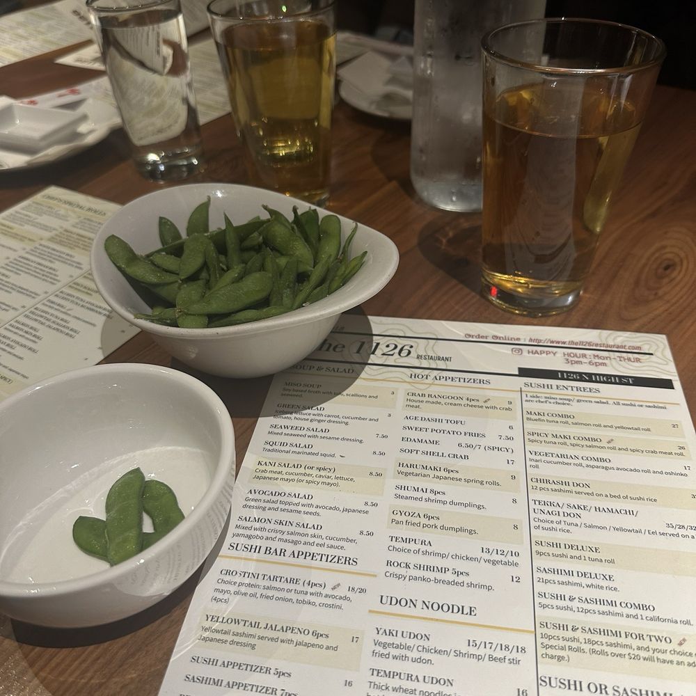 The 1126 Restaurant - menu - Sushi Bars Near Me - Columbus, Ohio