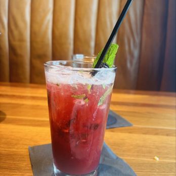 Saint - Non alcoholic blackberry mojito - Italian Near Me - St. Augustine, Florida Saint - Non alcoholic blackberry mojito - Italian Near Me - St. Augustine, Florida