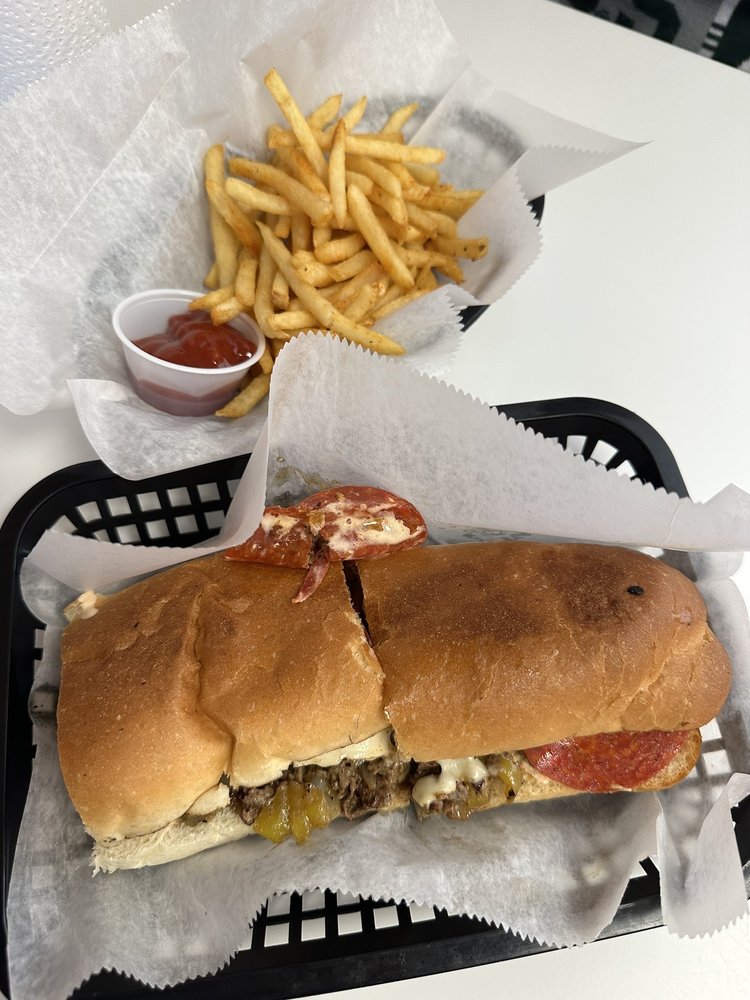 Food from Capo's Cheesesteak Hoagies and Grill