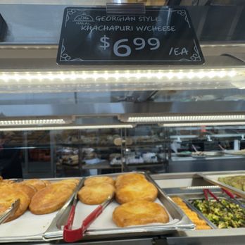 Tashkent Supermarket - Tashkent Supermarket's Georgian Style Khachapuri With Cheese (My reco - Heat up to make the cheese gooey!) - International Grocery Near Me - New York, New York Tashkent Supermarket - Tashkent Supermarket's Georgian Style Khachapuri With Cheese (My reco - Heat up to make the cheese gooey!) - International Grocery Near Me - New York, New York