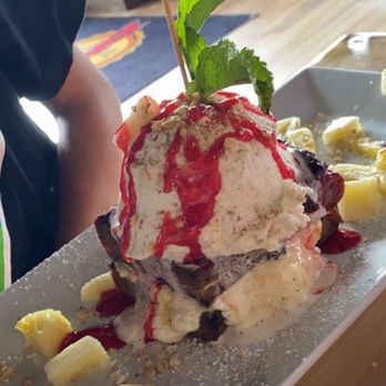 Untoasted - Banana pudding French toas special ... super delicious. - Breakfast & Brunch Near Me - Hallandale Beach, Florida