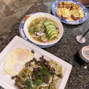 Jeannine's Bakery & Restaurant - Chilaquiles, pozole and eggs Benedict - Coffee & Tea Near Me - Santa Barbara, California